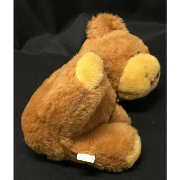 Vintage 8" Sitting Trudy Brown Teddy Bear Plush Stuffed Animal - Picture 4 of 6
